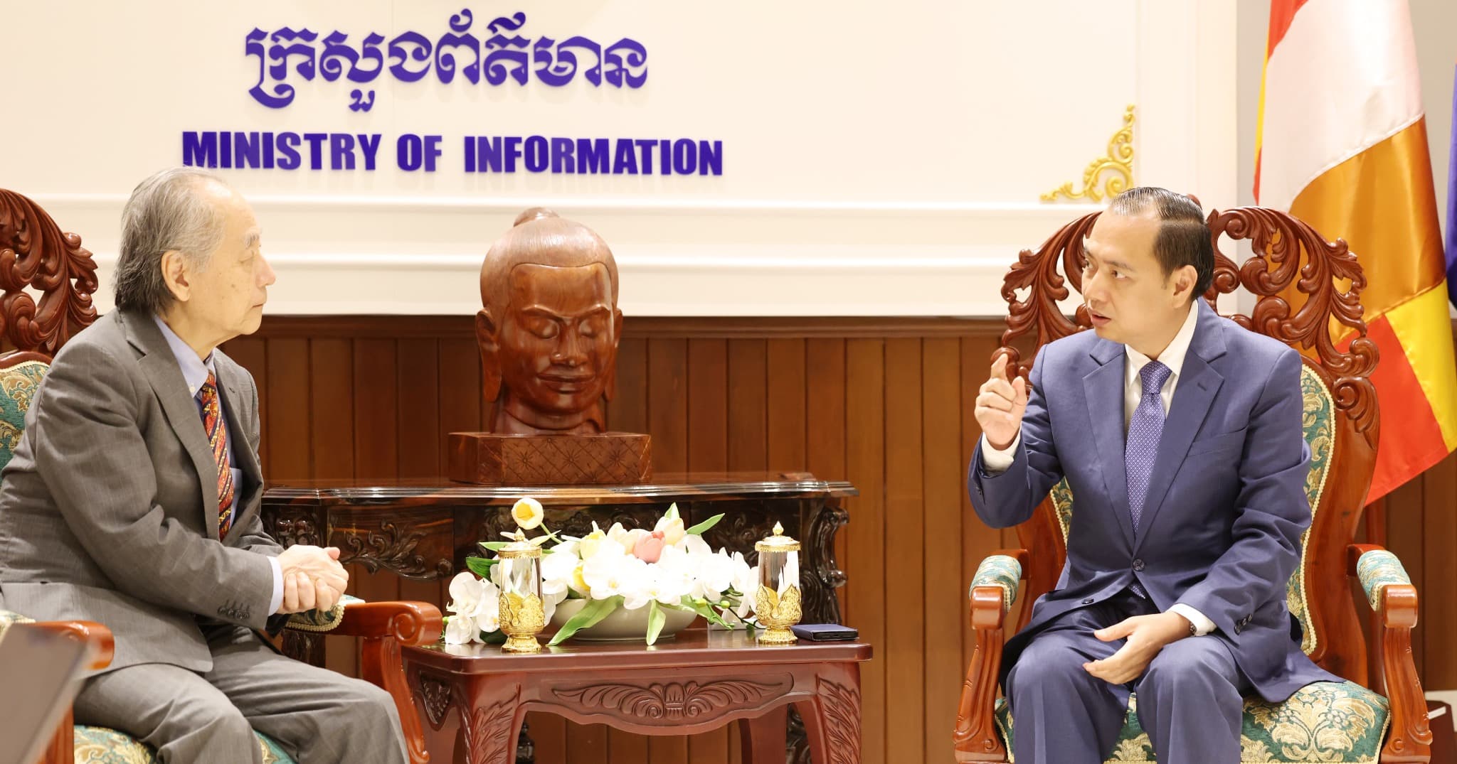 ឯកឧត្តម នេត្រ ភក្ត្រា ទទួលជួបគណៈប្រតិភូសមាគមជប៉ុន-កម្ពុជា