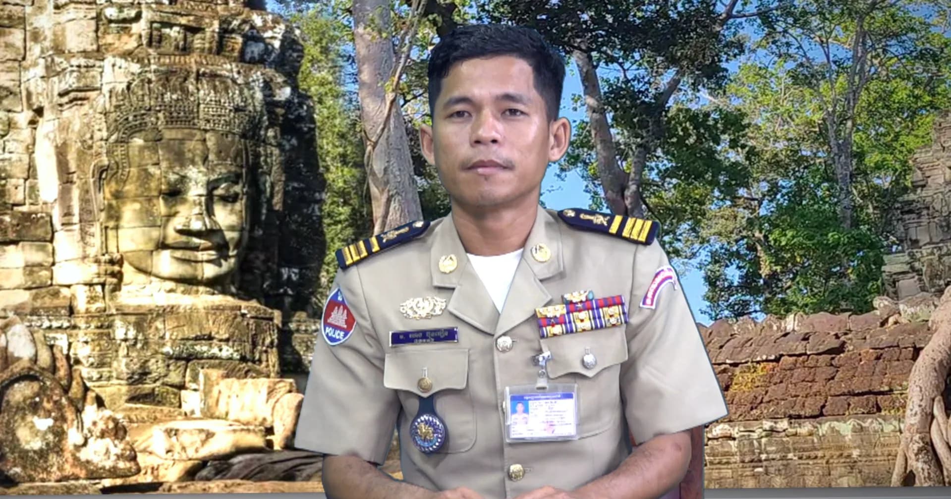 នាយប៉ុស្តិ៍នគរបាលរដ្ឋបាលសង្កាត់ស្លក្រាម បង្ហាញនូវតួនាទី និងភារកិច្ចរបស់ប៉ុស្តិ៍នគរបាលរដ្ឋបាល ក្នុងការចាត់វិធានការធានាសន្តិសុខ សណ្តាប់ធ្នាប់សាធារណៈ និងសុវត្ថិភាពក្នុងមូលដ្ឋាន