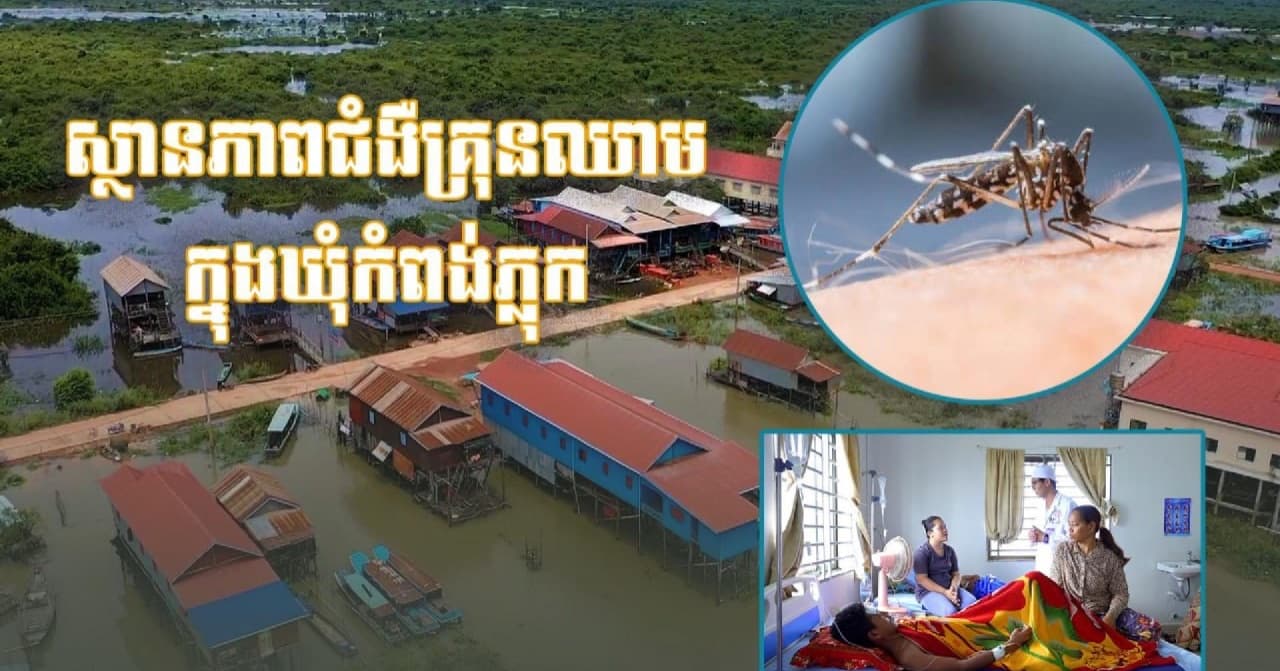 វីដេអូ៖ ស្ថានភាពនៃជំងឺគ្រុនឈាមនៅក្នុងឃុំកំពង់ភ្លុកដែលជាតំបន់លិចទឹក