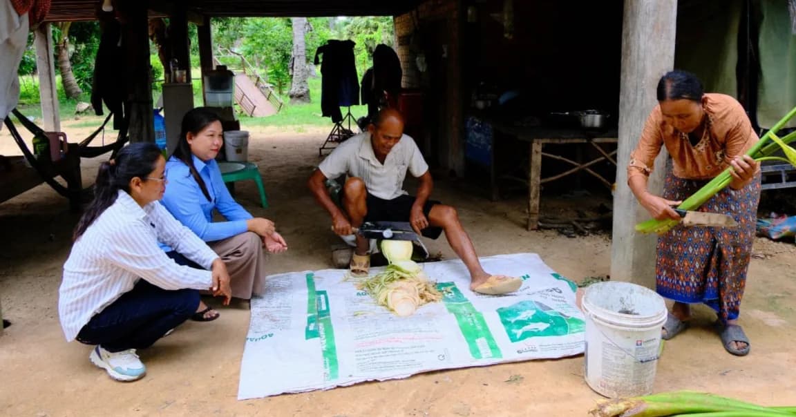 កសិករនៅស្រុកអង្គរធំ រកចំណូលបន្ថែមពីការចិញ្ចឹមជ្រូក ដើម្បីបង្កើតប្រភពចំណូលបន្ទាប់រដូវធ្វើស្រែចម្ការត្រូវបានបញ្ចប់