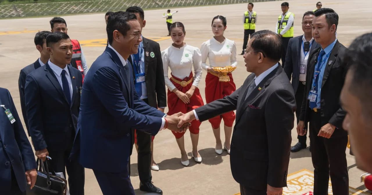 ឯកឧត្តម អភិបាលខេត្តទទួលបដិសណ្ឋារកិច្ចប្រធានាធិបតីនៃសាធារណរដ្ឋសហភាពមីយ៉ាន់ម៉ា