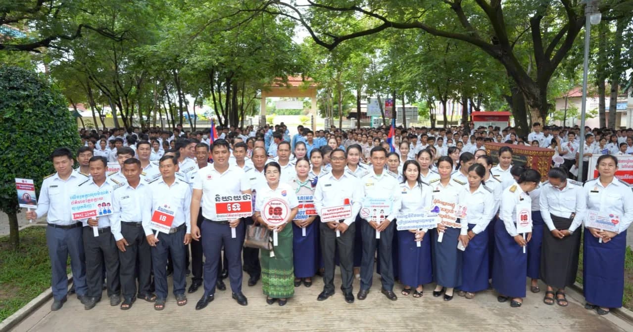 មន្ទីរអប់រំយុវជន និងកីឡាខេត្តសៀមរាប គាំទ្រយ៉ាងពេញទំហឹងចំពោះយុទ្ធនាការប្រយុទ្ធប្រឆាំងព័ត៌មានក្លែងក្លាយ ព្រមទាំងជំរុញឱ្យស្រទាប់យុវវ័យបង្កើនការប្រុងប្រយ័ត្នមុននឹងធ្វើការចែករំលែកព័ត៌មាន