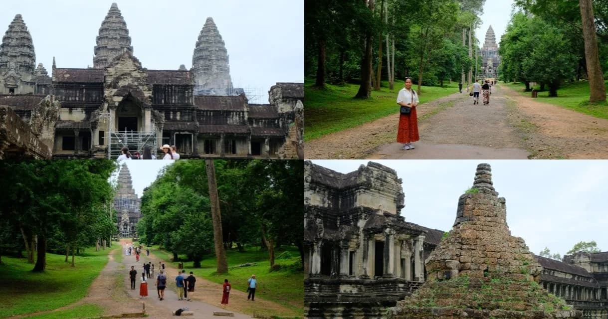 ប្រាសាទអង្គរវត្តក្នុងរដូវបៃតង ស្វាគមន៍ភ្ញៀវទេសចរជុំវិញពិភពលោកមកទស្សនាជារៀងរាល់ថ្ងៃ!