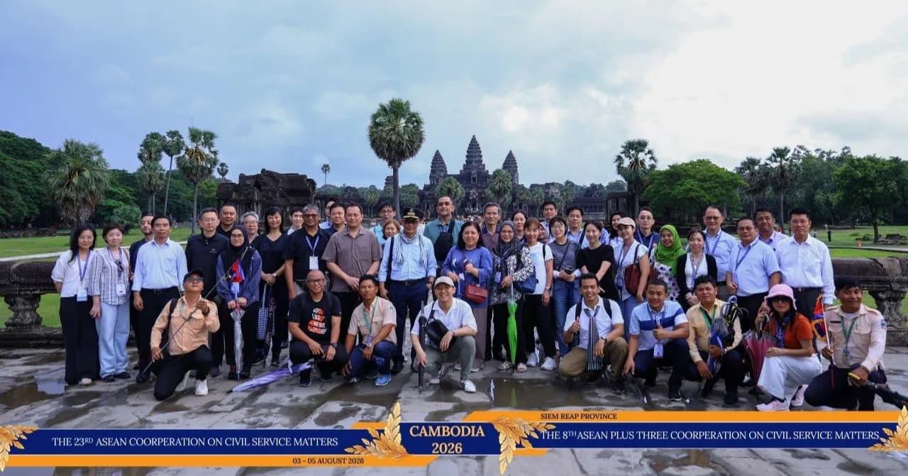 កម្ពុជាជូនប្រតិភូជាន់ខ្ពស់អាស៊ាន និងអាស៊ានបូកបី ទស្សនាវប្បធម៌ និងសិល្បៈល្បាញល្បីនៅខេត្តសៀមរាប 