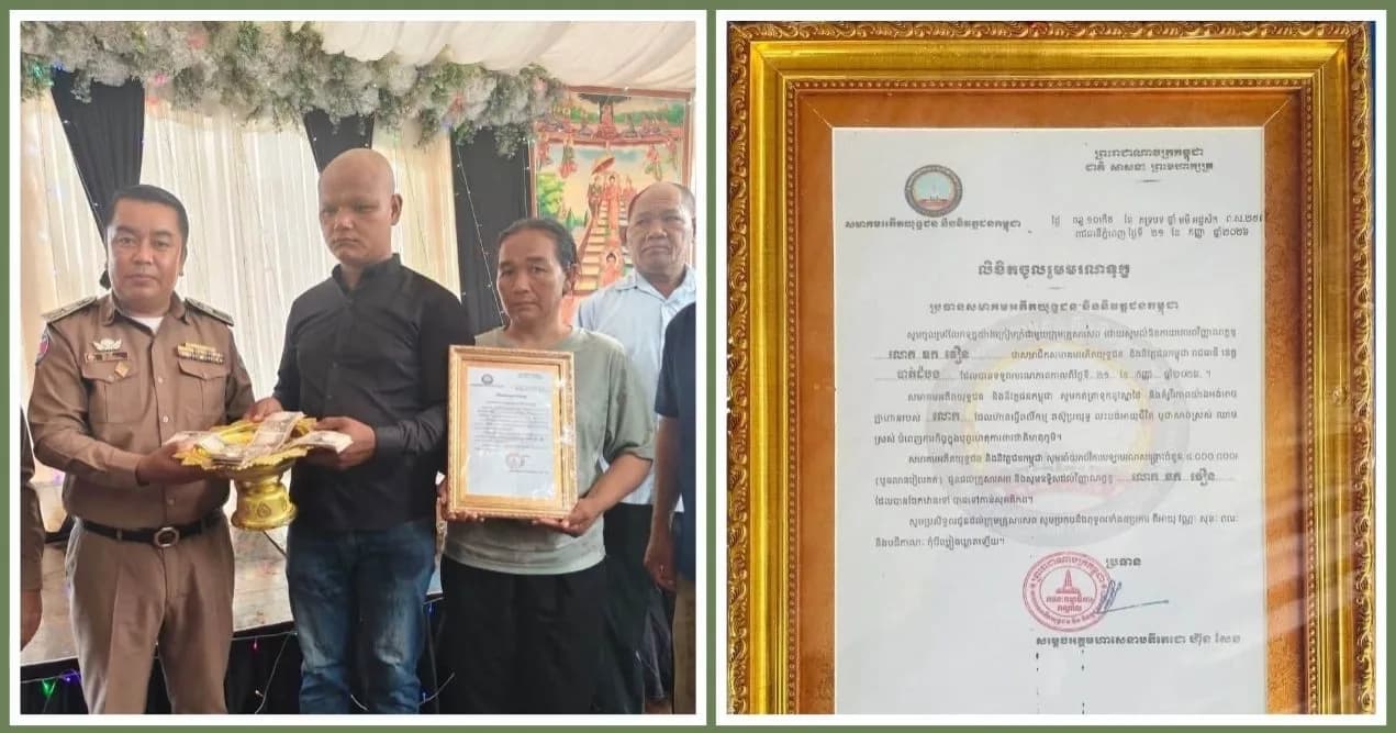អភិបាលស្រុករតនៈមណ្ឌល បាននាំយកថវិកាមរណៈសង្គ្រោះរបស់ អ.ន.ក. ទៅប្រគល់ជូនគ្រួសារសពអតីតយុទ្ធជន