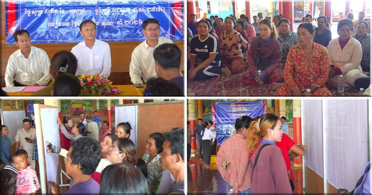 ក្បាលដីចំនួន៦,៧០៤ ក្នុងឃុំគោកធ្លកលើ ស្រុកជីក្រែង ត្រូវបានបិទផ្សាយជាសាធារណៈ សម្រាប់ការផ្ទៀងផ្ទាត់ទិន្នន័យមុនចេញបណ្ណកម្មសិទ្ធិ